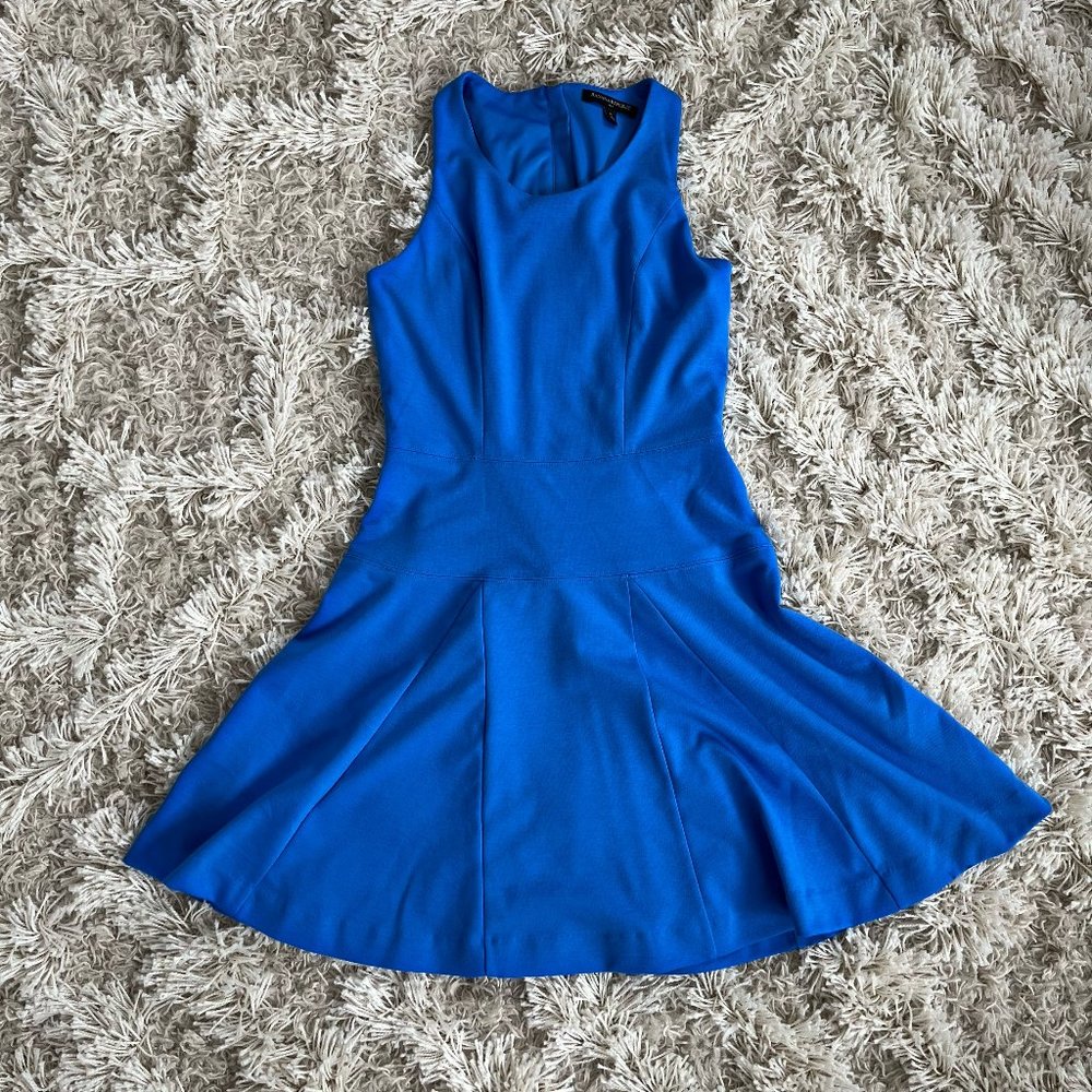 EUC Banana Republic tank top dress blue size 0